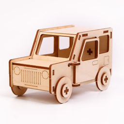 Сборная модель-машина Внедорожник - Лесная мастерская фото 2