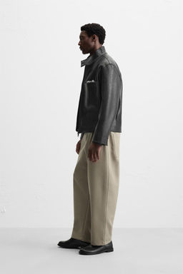 BALLOON FIT PLEATED TROUSERS - Zara фото 13