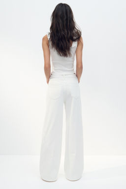 Pantal?n con bordado ingl?s - H&m фото 5