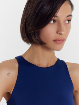 Топ женский спортивный в синем оттенке ночной синий 302944 - Mark formelle фото 5