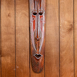 Маска «Абориген», 100 см, дерево