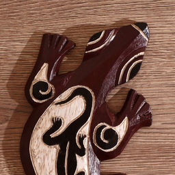 Панно настенное дерево Геккон коричневый с гекконом 1х11х30 см - Simaland фото 2