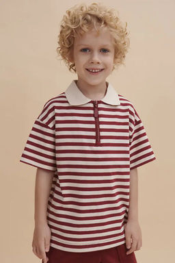 PELICAN, футболка для мальчиков, Бордовый