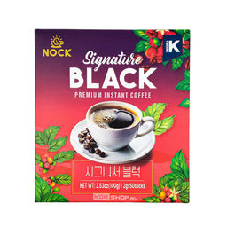 Кофе черный растворимый Премиум (Black Premium Instant Coffee) Нок / Nock, Корея, 100 г (50 пакетиков по 2 г) Акция