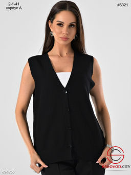 Жилет женский на пуговицах