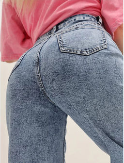 Джинсы прямые широкие трубы УЦЕНКА