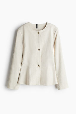 Chaqueta en mezcla de lino con peplum - H&m фото 2