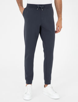 Эластичные спортивные штаны Jogger антрацитового кроя из смесового хлопка - Cacharel фото 2