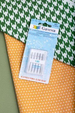 Иглы для быт. шв. машин Gamma NU №130 универсальные 5 шт в блистере №130