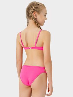 Купальник для девочек раздельный ярко-розовый с декоративными разрезами - Mark formelle фото 2