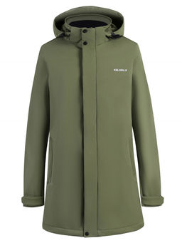 Парка спортивная мужская с капюшоном softshell цвета хаки 9565Kh - Mtforce фото 23