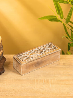 Шкатулка «Цветы», 20×7×6 см, МДФ