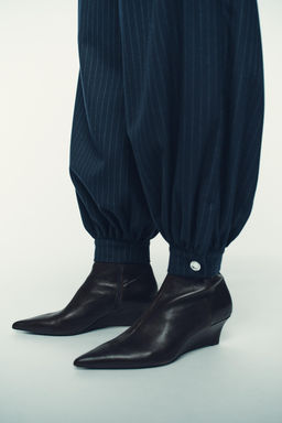 PINSTRIPED BALLOON TROUSERS - Zara фото 5