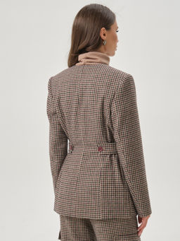 Жакет в мелкую клетку - Marchello marchellini фото 5