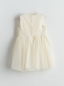 Bisiklet Yaka K?z ?ocuk T?t? Elbise