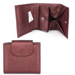 Портмоне женское Croco-ПР-906 натуральная кожа 1 отд, 4 карм, бордо металлик (232) 239948