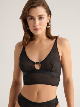 CONTE FLORAL TATTOO LBE 2871 Бюстье женское black