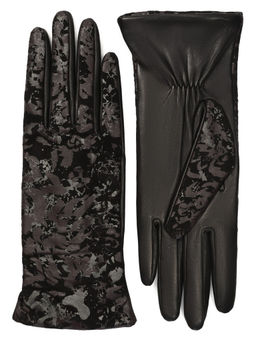 Перчатки женские ш+каш. IS00156 black/porto - Eleganzza фото 3