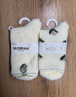 BK938 Носки, 1 пара (фланель) БЕЛЫЙ