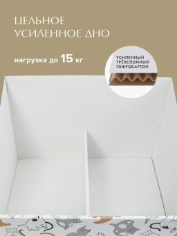 VAL CT-VP-300 Лоток - органайзер для бумаг, 30*23*20 см., набор 2 шт., КОТИКИ , шт