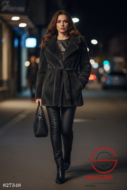 Шуба женская из искусственного меха