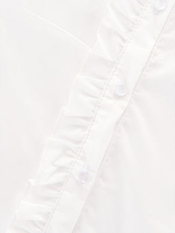 Рубашка для девочки в школу белая UD 6645 белый - Mini maxi фото 7