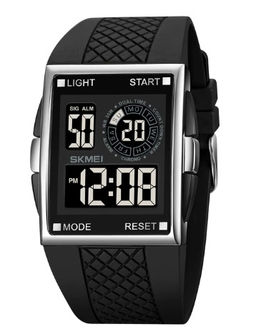 Часы наручные Skmei мужские электронные спортивные 1967silver-black