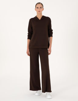 Kahverengi Oversize Sweatshirt