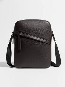 Мужская кожаная сумка Richet 2937LN 855 Коричневый