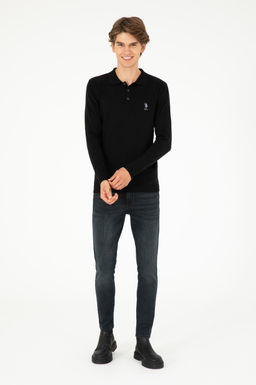 Мужской черный базовый свитер Неожиданная скидка в корзине - U.s. polo assn фото 4