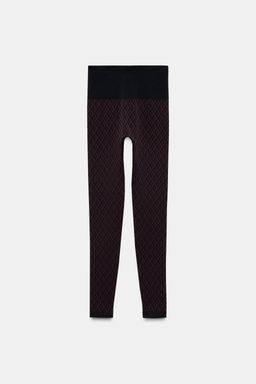 JACQUARD SKI COLLECTION LEGGINGS - Zara фото 5