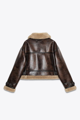 DOUBLE-FACED SHORT JACKET - Zara фото 8