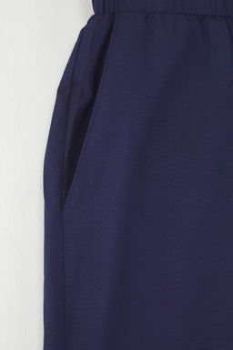 Trendyolmilla Lacivert Mat Dokulu Beli Lastikli Pantolon TWOSS25PL00120 фото 7