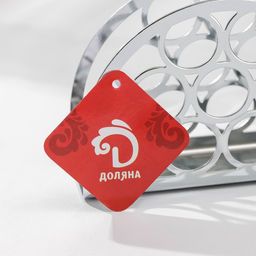 Салфетница Доляна Лотос, 1349 см, хромированная фото 4