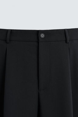 RELAXED FIT PLEATED TROUSERS - Zara фото 19