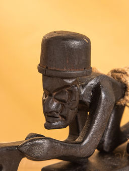 Сувенир «Абориген солдат», 5×12×23 см, дерево