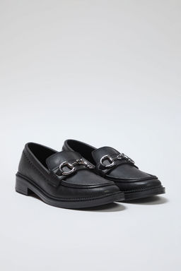 Trendyol Shoes Siyah Toka Detayl? Duz Kad?n Loafer Ayakkab? TAKSS25LA00002 - Trendyolmilla фото 8
