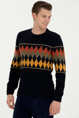 Мужской темно-синий свитер - U.s. polo assn фото 10