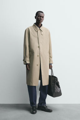 WATER-REPELLENT TRENCH COAT - Zara фото 13