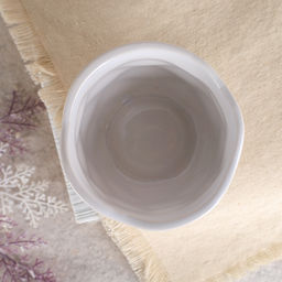 Кашпо 9x9x7 см / 2117W /уп 12/120/белое - Галеонтрейд фото 2