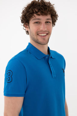 Erkek Kobalt Mavi Basic Ti__rt Sepette S_rpriz _ndirim - U.s. polo assn фото 3