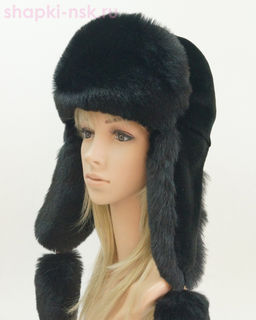 Норд кролик/песец Ушанка женская (56-58)