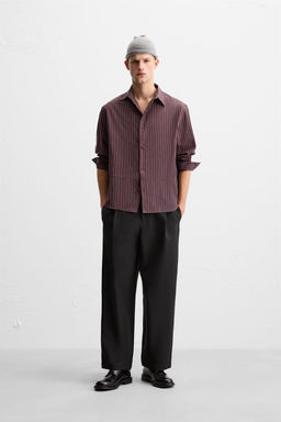 STRIPED COTTON SHIRT