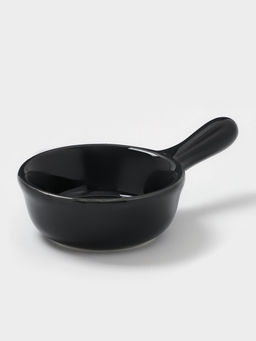 Соусники с ручкой Доляна Классика, набор 4 шт., 50 мл, керамика, чёрный  фото 2