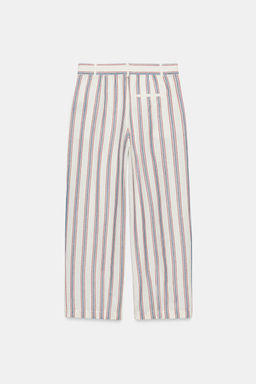 PANTAL?N BALLOON RAYAS ZW COLLECTION / Crudo - Zara фото 7
