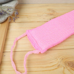 Мочалка банная с ручками жесткая-плюс / 1472 / - Галеонтрейд фото 4