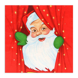 Цена за 3 шт. Салфетки бумажные Home Collection Classic Новогоднее представление, 3 слоя, 33?33 см, 20 шт.