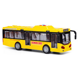 Автобус "Школьный" 1:16 (свет, звук) в коробке (желтый)