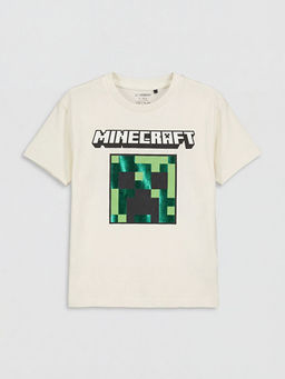 Minecraft Bask?l? Erkek ?ocuk Ti??rt