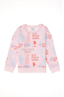 Розовый свитшот для девочки Неожиданная скидка в корзине